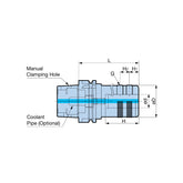 Side Lock Drill Holder Clamping diameter: ø16 - ø50 - Big-tools Industrial Supply Tools for Metal Cutting